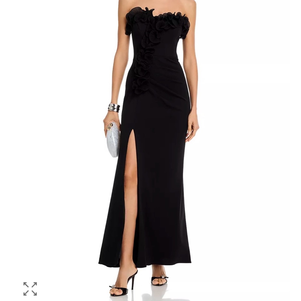 Strapless Scuba Crepe Dress - Exclusive